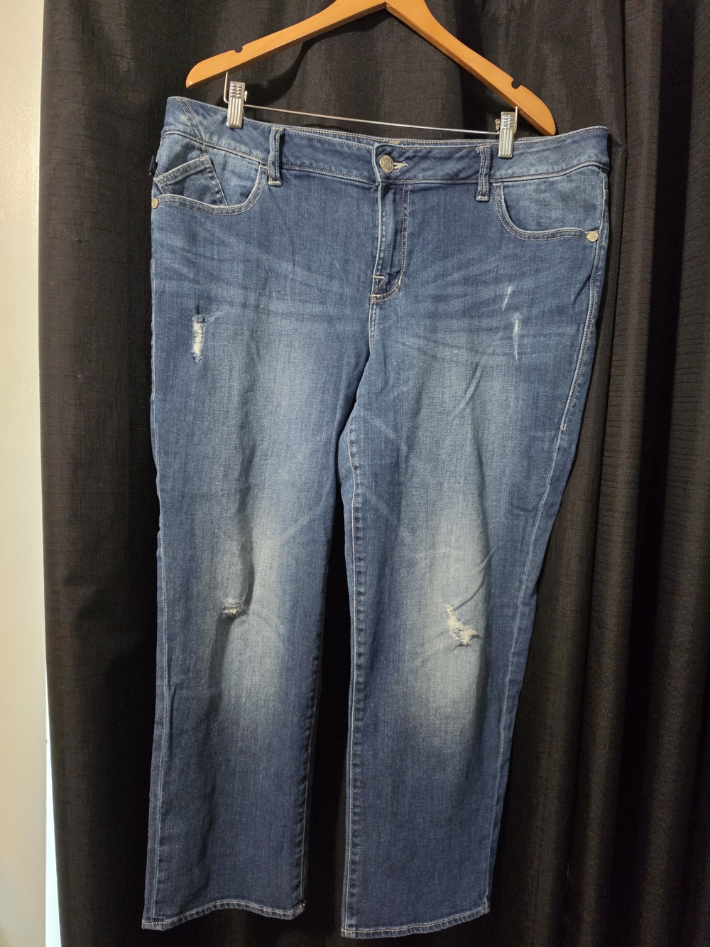Rock & Republic Women’s Indee Stretch Jeans - Light Blue Size 18W
